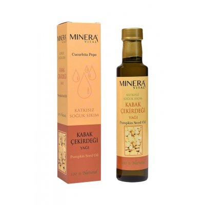 Minera Vital Kabak Çekirdeği Yağı (250ml)